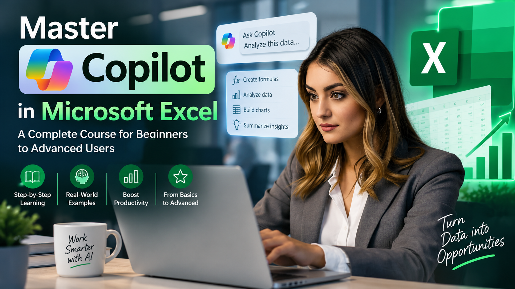 Master Copilot in Microsoft Excel โ A Complete Course for Beginners to Advanced Users